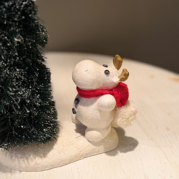 Dept 56 Snowman Tree Winter Holiday Christmas Decor Figurine Small‎ Tabletop - Picture 3 of 3